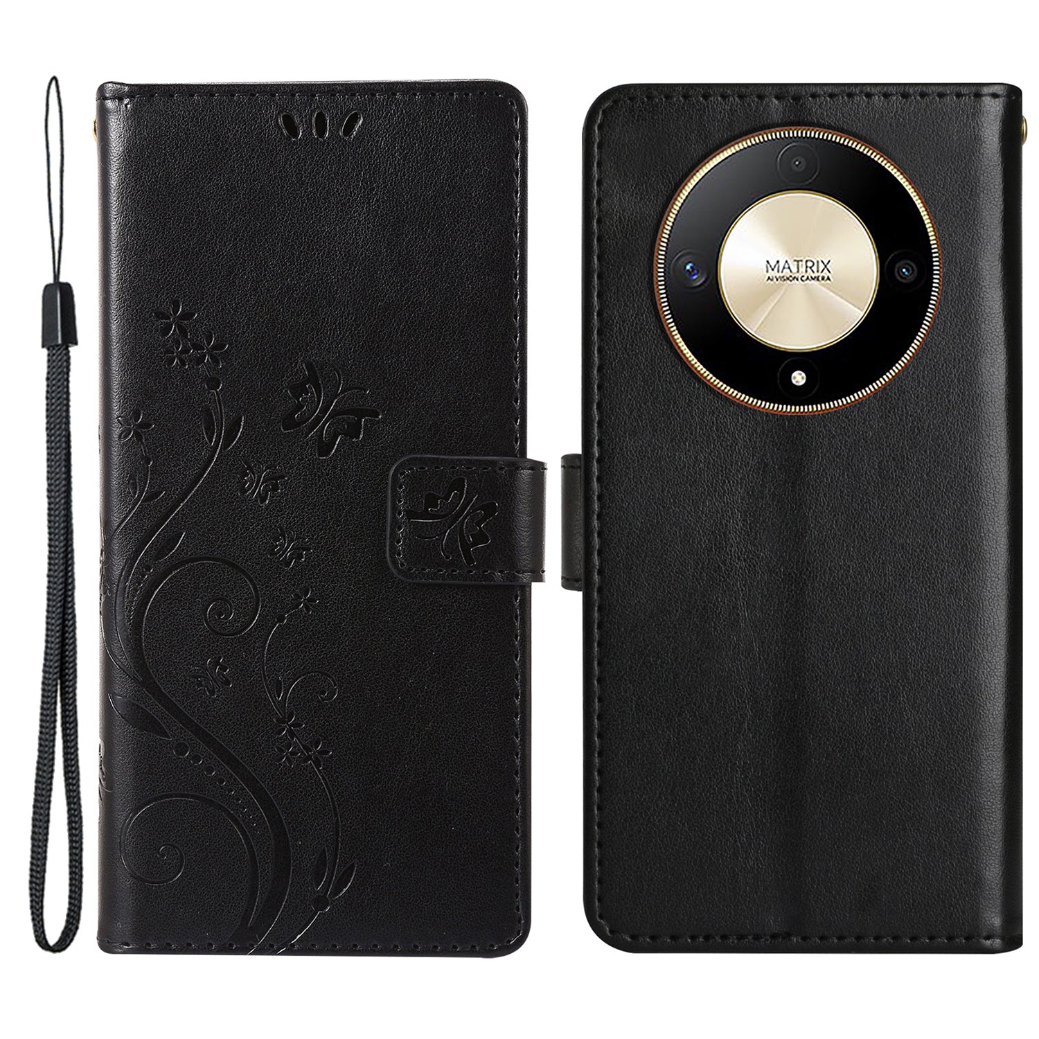 For Honor Magic6 Lite 5G / X50 5G / X9b 5G Wallet Case Butterfly Leather Flip Phone Cover For Honor Magic6 Lite 5G / X50 5G / X9b 5G Wallet Case Butterfly Leather Flip Phone Cover